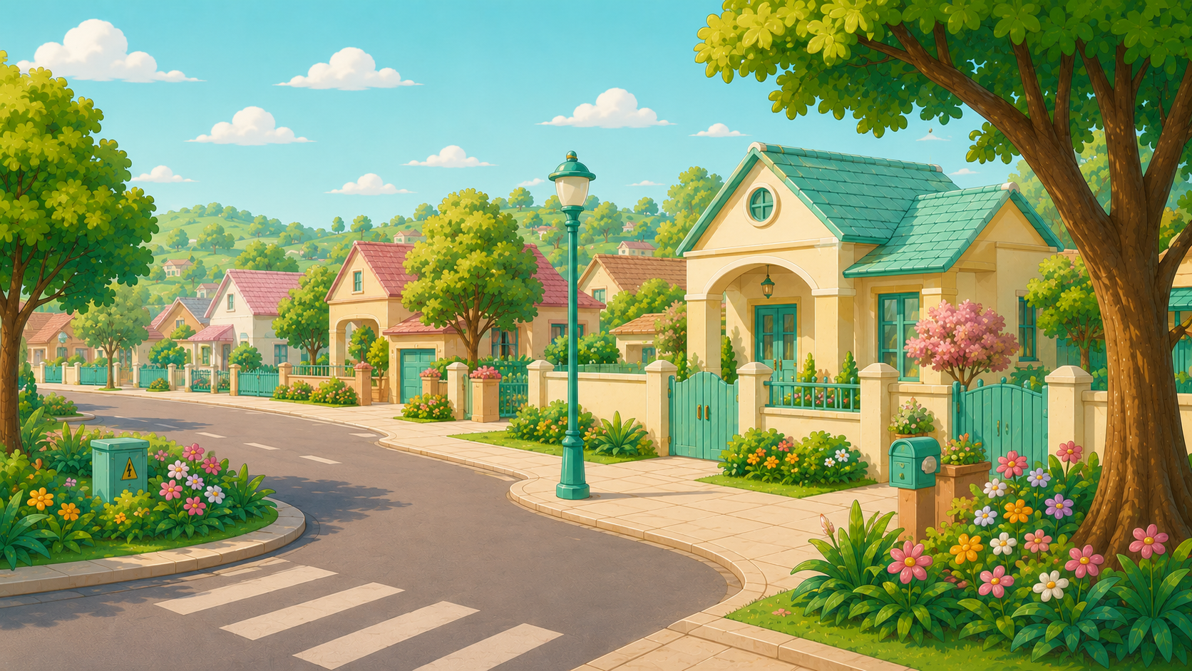 Anda's neighbourhood in Penguitropolis