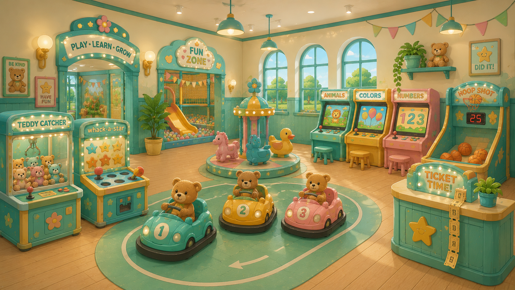 Anda Penguin play room